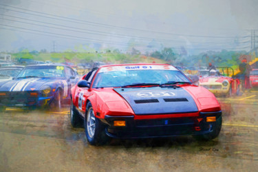 Photographie intitulée "De Tomaso Pantera G…" par Stuart Row, Œuvre d'art originale, Photographie manipulée