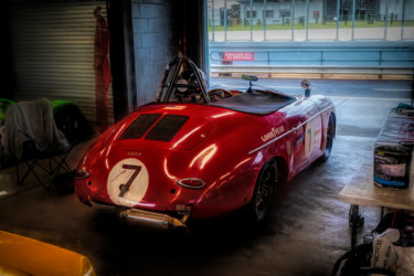 Fotografie getiteld "Porsche 356 Speedst…" door Stuart Row, Origineel Kunstwerk, Gemanipuleerde fotografie