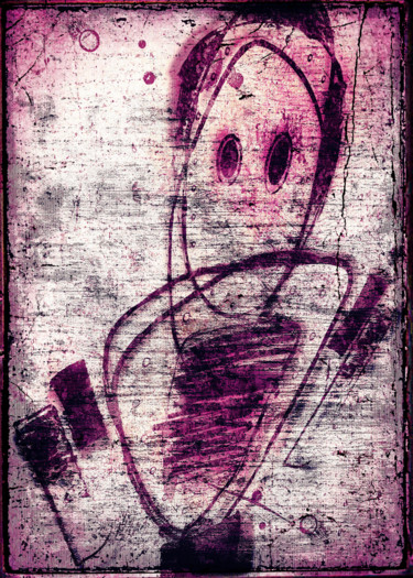 IRobot no.1 Arts numériques intitulée "IRobot no.1" par Qltf, Œuvre d'art originale, Travail numérique 2D
