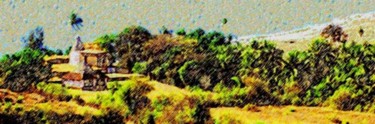 Digital Arts titled "Hill top view" by Studiocosmicmandala, Original Artwork, Digital Painting