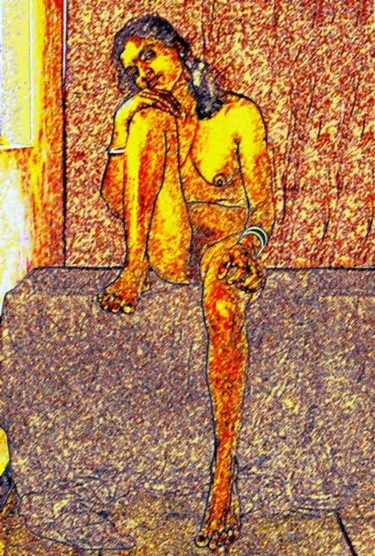Digital Arts titled "maya 12" by Studiocosmicmandala, Original Artwork, Digital Painting