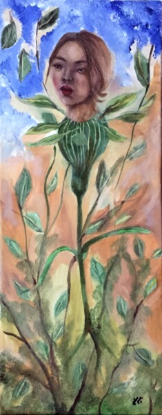 Painting titled "Cadeau de la nature" by Eli, Original Artwork, Oil