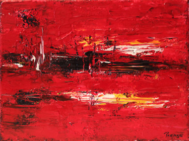 Malerei mit dem Titel "rouge.jpg" von Pessinger, Original-Kunstwerk, Acryl