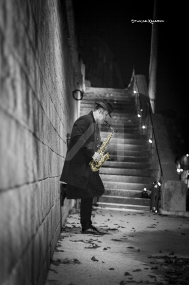 The golden saxophone player Photography titled "The golden saxophon…" by Stwayne Keubrick, Original Art,