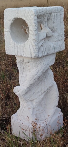 Pandore Sculpture intitulée "Pandore" par Sublim By Nadoumi, Œuvre d'art originale, Béton cellulaire