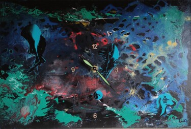 Painting titled "Le chant des balein…" by Sublim By Nadoumi, Original Artwork, Acrylic