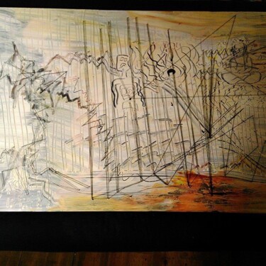 Painting titled "DEAD CAN DANCE" by Sublim By Nadoumi, Original Artwork, Acrylic