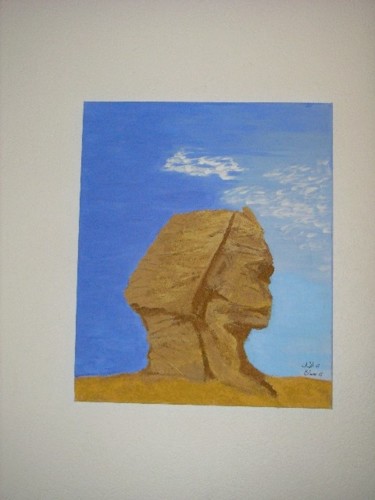 Peinture intitulée "Sphinx" par Eliane Berset, Œuvre d'art originale