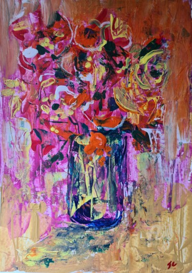 Colour Overload Painting titled "Colour Overload" by Suchitra Lata, Original Art, Acrylic