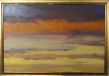 Malarstwo zatytułowany „The clouds” autorstwa Krystyna Suchwallo, Oryginalna praca