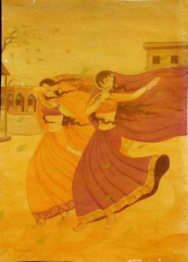 Painting titled "STROME" by Sudha Sama, Original Artwork