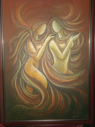 Painting titled "ep-20-intimacy-24x3…" by Sudha Sama, Original Artwork