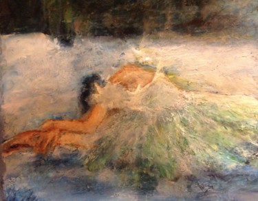 Painting titled "Surrender II" by Sue Cahill, Original Artwork, Oil