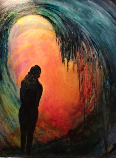 Картина под названием "Wherever the Heart…" - Sue Lorenz, Подлинное произведение искусства, Масло
