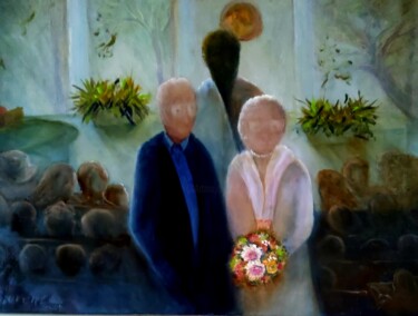 Peinture intitulée "Ted & Sue" par Sue Lorenz, Œuvre d'art originale, Huile Monté sur Châssis en bois