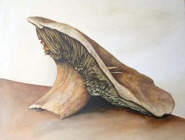Painting titled "mushroom" by Sue Harding, Original Artwork