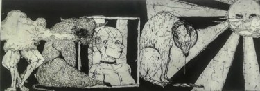 Gravures & estampes intitulée "img-20190607-wa0001…" par Bora Demirgören, Œuvre d'art originale, Gravure