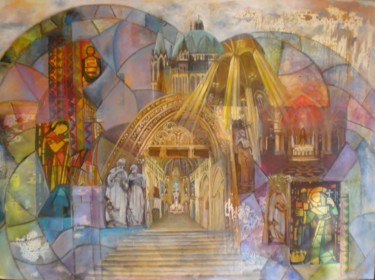 「Catedral da Sé-São…」というタイトルの絵画 Sueli Costaによって, オリジナルのアートワーク, その他