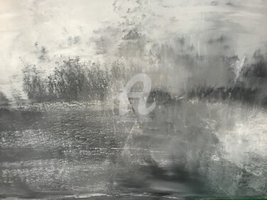 Peinture intitulée "Nuit de pluie" par Suely Blot, Œuvre d'art originale, Acrylique