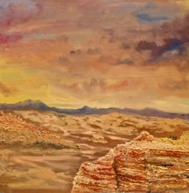Painting titled "Edge-of-the-World.j…" by Suleiman, Original Artwork, Oil