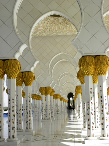 Photographie intitulée "Abu-Dhabi mosque.jpg" par Suleiman, Œuvre d'art originale