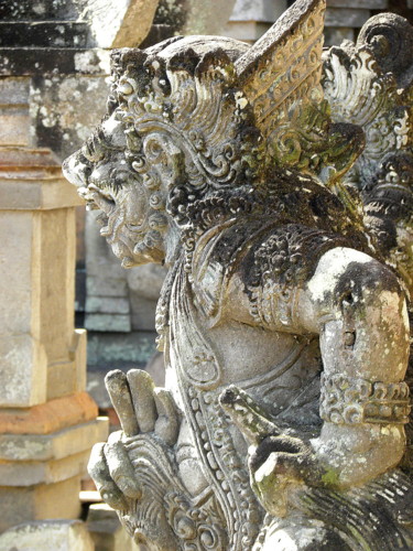 Фотография под названием "figure-on-temple-Ub…" - Suleiman, Подлинное произведение искусства