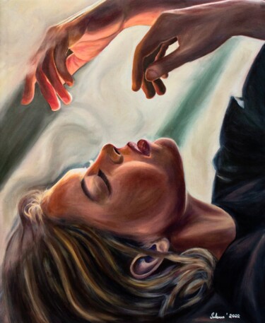 Pittura intitolato "Light Within Me" da Suleman Rehman, Opera d'arte originale, Olio
