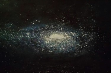 Painting titled "Cosmos" by Equilibrium Art, Original Artwork, Oil