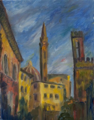 Картина под названием "Флоренция. Florence" - Irina Kazanskaya, Подлинное произведение искусства