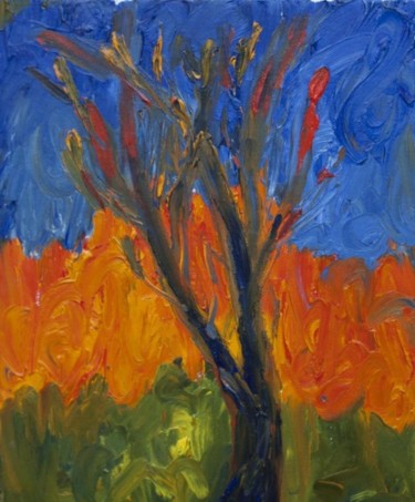 Painting titled "Осень. Automn" by Irina Kazanskaya, Original Artwork