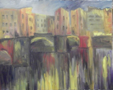 Картина под названием "Арно. The Arno." - Irina Kazanskaya, Подлинное произведение искусства