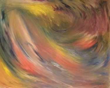 Pintura titulada "Волна. A wave." por Irina Kazanskaya, Obra de arte original, Oleo