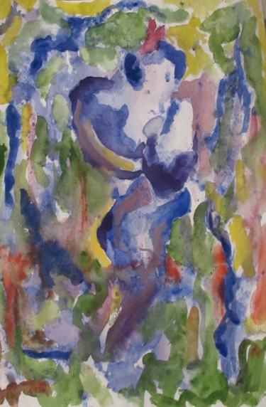 Pintura titulada "Послеполуденный отд…" por Irina Kazanskaya, Obra de arte original, Gouache