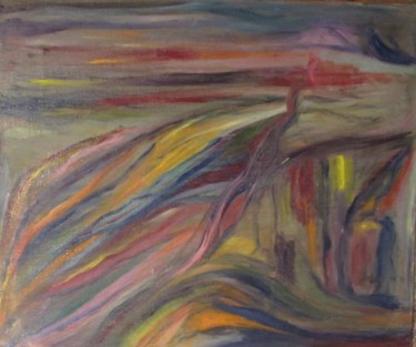 Malerei mit dem Titel "Слушая музыку Генде…" von Irina Kazanskaya, Original-Kunstwerk, Öl
