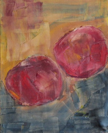 Картина под названием "Плоды" - Irina Kazanskaya, Подлинное произведение искусства, Масло