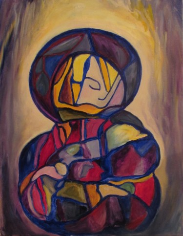Ζωγραφική με τίτλο "любовь" από Irina Kazanskaya, Αυθεντικά έργα τέχνης, Λάδι