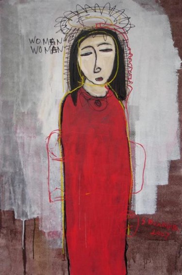 Malerei mit dem Titel "Missing" von Suliyat Buamar, Original-Kunstwerk, Öl