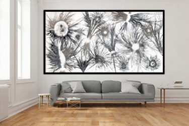 Картина под названием "Exploflora Series N…" - Sumit Ratta, Подлинное произведение искусства, Акрил