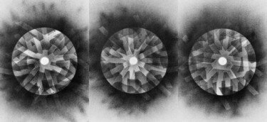 Malarstwo zatytułowany „Primordial Geometri…” autorstwa Sumit Ratta, Oryginalna praca, Akryl