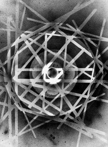 "Primordial geometri…" başlıklı Tablo Sumit Ratta tarafından, Orijinal sanat, Akrilik