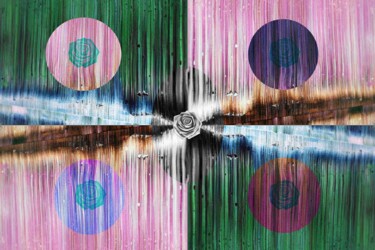 Artes digitais intitulada "Orso Rose" por Sumit Ratta, Obras de arte originais, Pintura digital