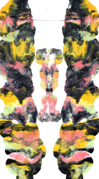 Peinture intitulée "Rorschach Series No…" par Sumit Ratta, Œuvre d'art originale, Acrylique