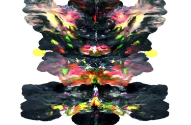 Peinture intitulée "Rorschach Series No…" par Sumit Ratta, Œuvre d'art originale, Acrylique