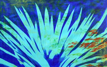 Картина под названием "Ocean blossom" - Sumit Ratta, Подлинное произведение искусства, Акрил