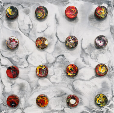 Γλυπτική με τίτλο "Fluid Constructs" από Sumit Ratta, Αυθεντικά έργα τέχνης, Μέταλλα