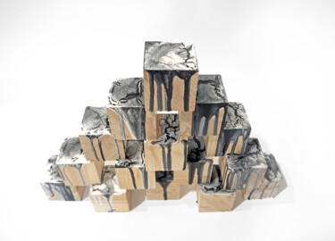 "Un-block wooden scu…" başlıklı Heykel Sumit Ratta tarafından, Orijinal sanat, Ahşap