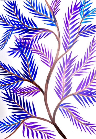 绘画 标题为“Pandora’s plant” 由Sumit Ratta, 原创艺术品, 丙烯