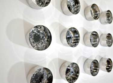 Escultura intitulada "Mandala Series No.…" por Sumit Ratta, Obras de arte originais, Aço inoxidável