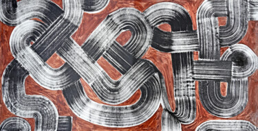 Malerei mit dem Titel "Composition No. 471" von Sumit Ratta, Original-Kunstwerk, Acryl