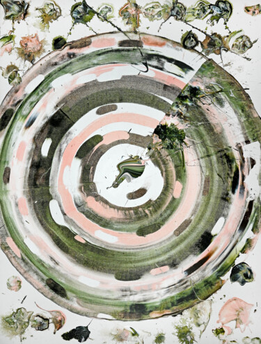 Pittura intitolato "Spinning Garden" da Sumit Ratta, Opera d'arte originale, Acrilico